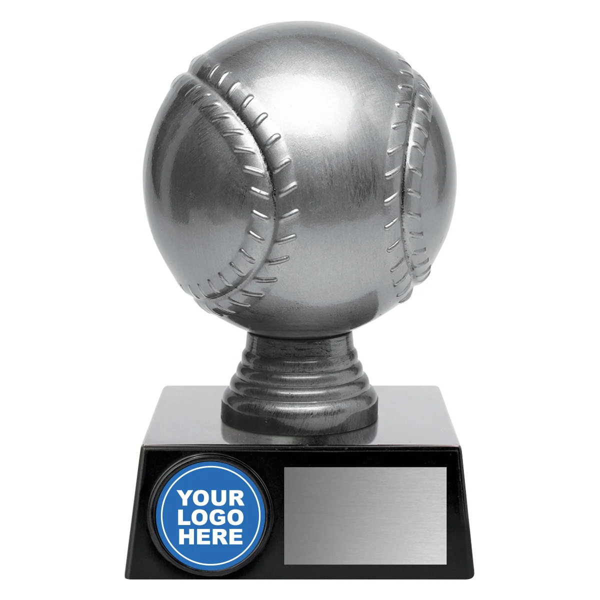 ls333a-silver Silver 3d ball with plastic construction