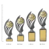 Academic Husky trophies next to ruler Academic Husky trophies next to ruler
