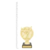 Academic Theme Figure Trophy next to ruler Academic Theme Figure Trophy next to ruler