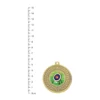 Archery Distinction gold next to ruler Archery Distinction gold next to ruler