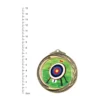 Archery Wreath gold next to ruler