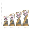 Arclight Colour - Cheerleading trophies next to ruler Arclight Colour - Cheerleading trophies next to ruler