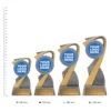 Arclight trophies next to ruler Arclight trophies next to ruler