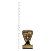 Bowls Nova Mini trophy next to ruler