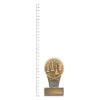 Chess Mini IKON trophy next to ruler Chess Mini IKON trophy next to ruler