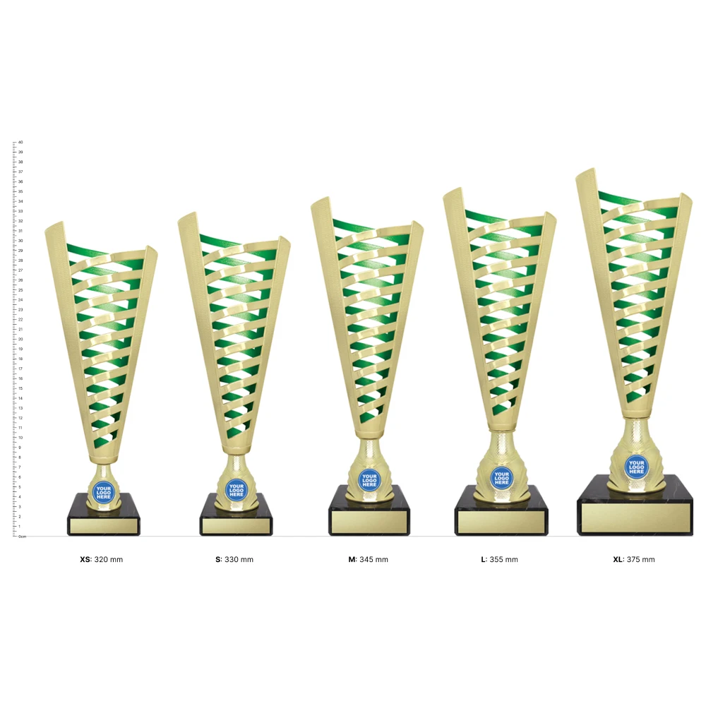 Citadel - Gold _ Green green Citadel trophies next to ruler