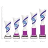 Curve Cups - Silver _ Purple Curve Cups - Silver _ purple trophies next to ruler