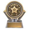Dance Spartan small Silver / gold spartan - dance with resin construction