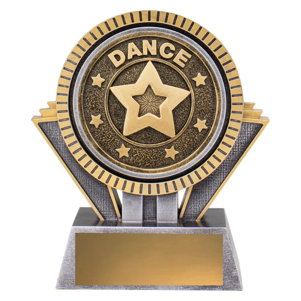 Dance Spartan small Silver / gold spartan - dance with resin construction