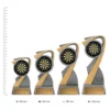 Dart Board Arclight Colour trophies next to ruler Dart Board Arclight Colour trophies next to ruler