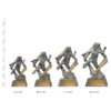 Flag Player - Male football trophies next to ruler Flag Player - Male football trophies next to ruler