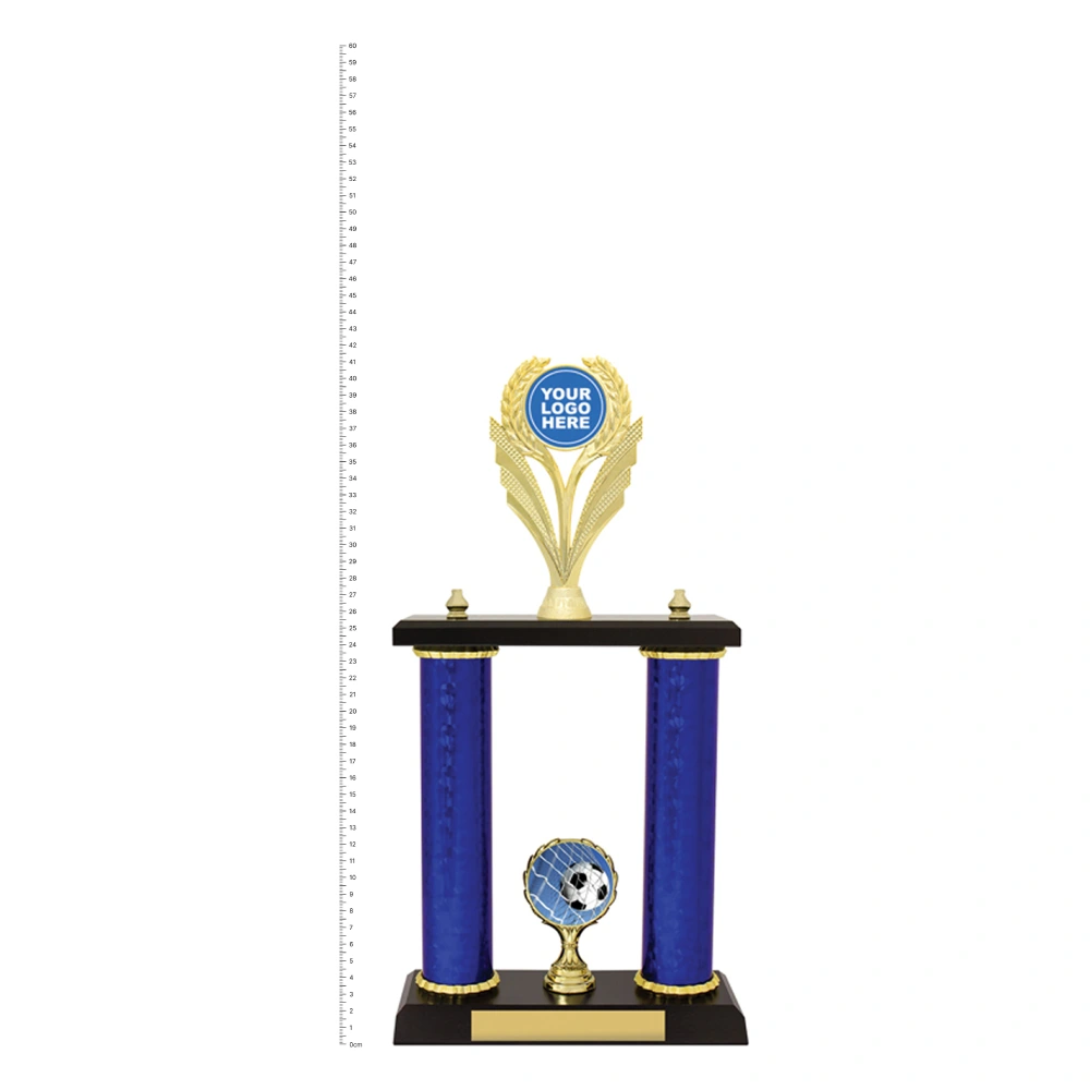 Football Ace Poster Football Ace Poster trophy next to ruler