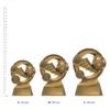 Football Mirage Football Mirage trophies next to ruler