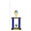 Footy Ace Poster trophies next to ruler