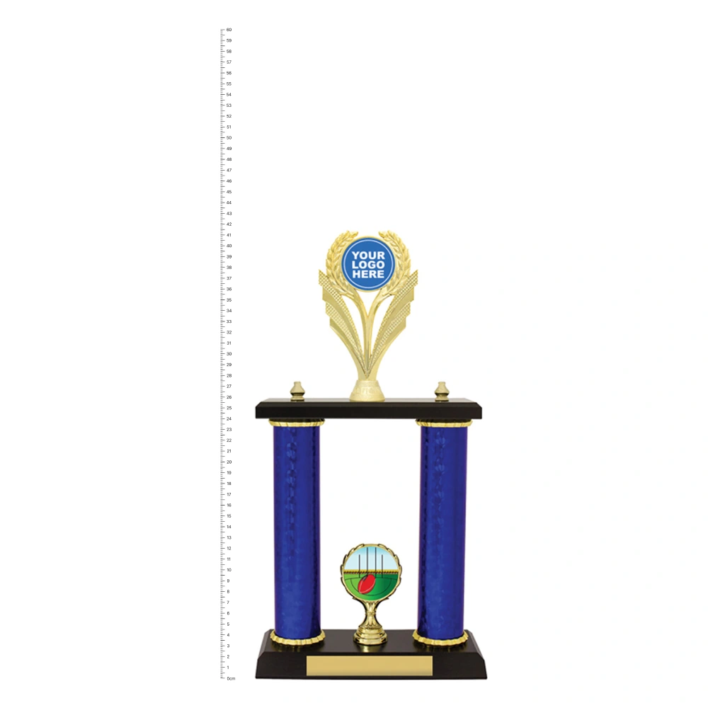 Footy Ace Poster trophies next to ruler