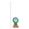 Genius Aster trophies next to ruler
