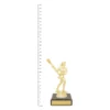 Lacrosse Female Figure Trophy Lacrosse Female Figure Trophy next to ruler