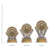 Lacrosse Spartan Lacrosse Spartan trophies next to ruler