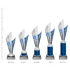 Legion - Blue blue Legion trophies next to ruler