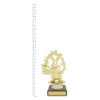 Maths Figure Trophy next to ruler Maths Figure Trophy next to ruler