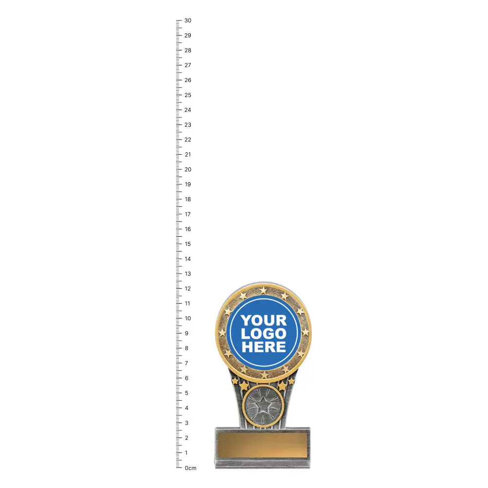 Mini IKON Trophy next to ruler Mini IKON Trophy next to ruler