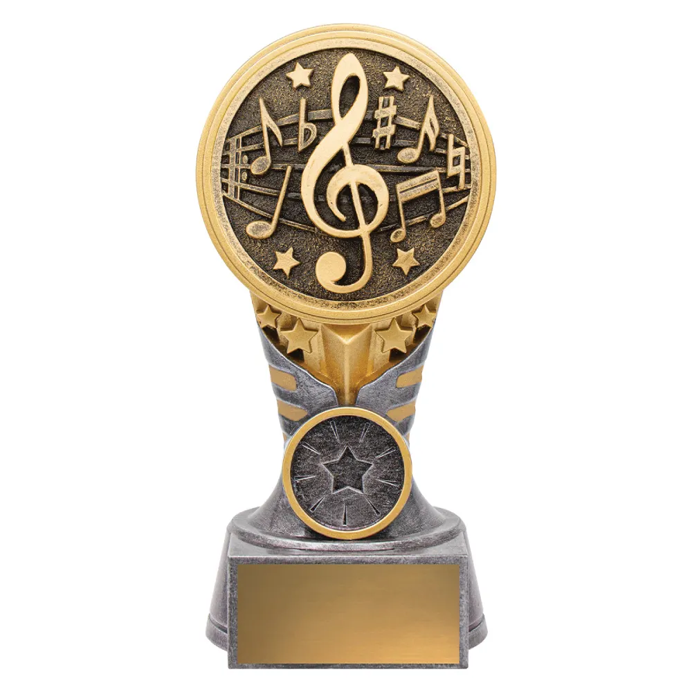 Music IKON small Silver / gold ikon - music with resin construction