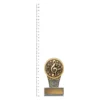 Music Mini IKON trophy next to ruler Music Mini IKON trophy next to ruler