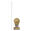Netball Mini IKON trophy next to ruler Netball Mini IKON trophy next to ruler