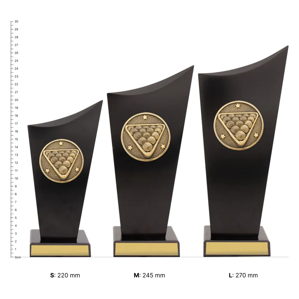 Pool Spartan Crest Pool Spartan Crest trophies next to ruler