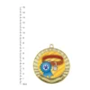 Ribbon & Collar Eco Scroll gold Ribbon & Collar Eco Scroll gold next to ruler