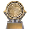 Rugby Spartan Series small Silver / gold spartan - pistol with rugby ball construction