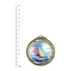 Sailing Wreath gold next to ruler Sailing Wreath gold next to ruler
