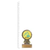 Science Aster trophy next to ruler Science Aster trophy next to ruler