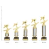 Silver Dazzle Silver Dazzle trophies next to ruler