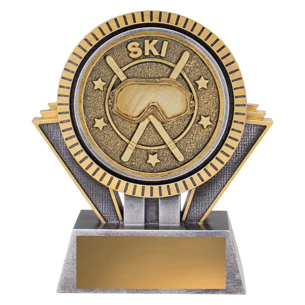 Ski Spartan small Silver / gold spartan - ski with resin construction