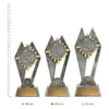 Squash Peak Squash Peak trophies next to ruler