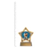 Volleyball Mini Star Colour Volleyball Mini Star Colour trophy next to ruler