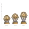 Volleyball Spartan Volleyball Spartan trophies next to ruler