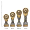 Water Polo IKON Water Polo IKON trophies next to ruler