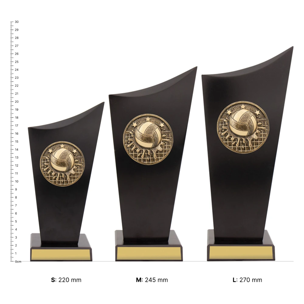 Water Polo Spartan Crest Water Polo Spartan Crest trophies next to ruler