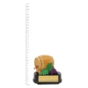 Wine Appreciation Trophy next to ruler Wine Appreciation Trophy next to ruler