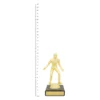 Wrestling Figure Trophy next to ruler Wrestling Figure Trophy next to ruler