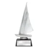 a1296a-silver Silver abstract dinghy silver with resin construction