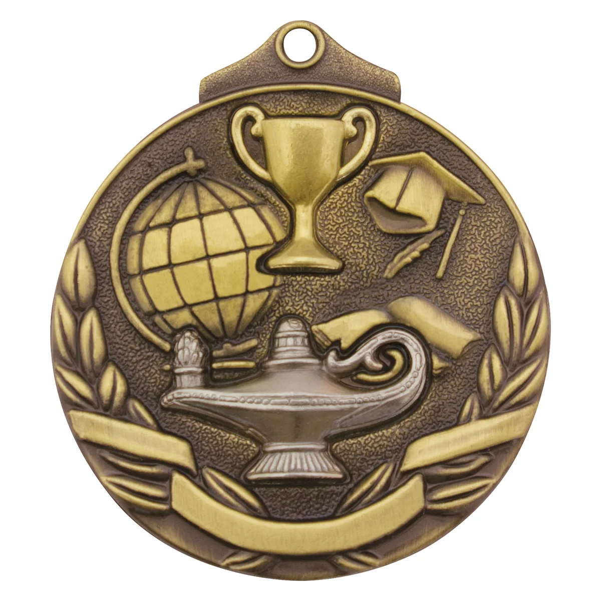 mt905g-gold Gold academic two tone with metal construction