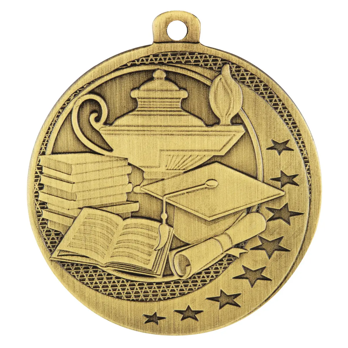 mw905g-gold Gold academic wayfare with metal construction