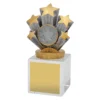 ub25a-silver Silver achievement budget crystal with crystal construction
