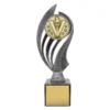 -gold Silver / gold achievement husky with plastic / metal / marble construction
