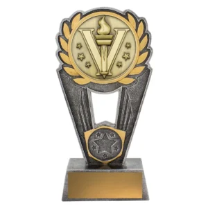 Silver / gold achievement polaris with resin / metal construction