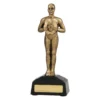 a206aa-gold Gold achievement statue with resin construction