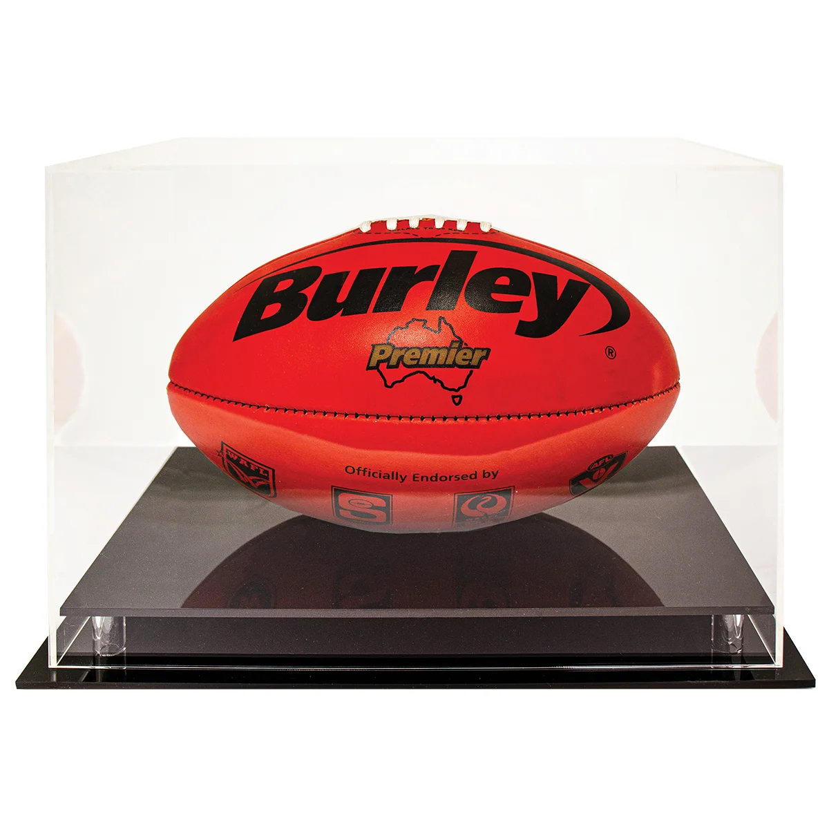 Acrylic case - aussie rules with acrylic construction